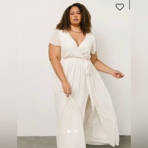 White Baltic Born Maxi Dress